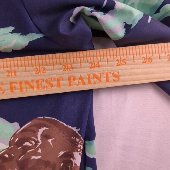 Reebok Reversible All Over Print Windbreaker Lemar & Daubed Jacket Mens Large - Picture 6 of 16